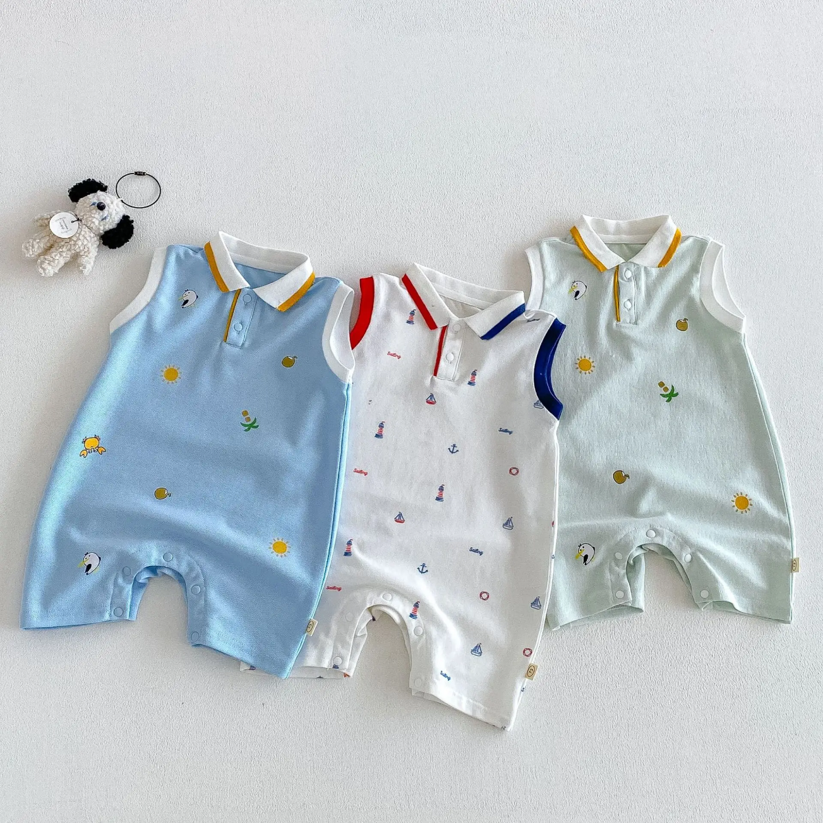 SunnyBaby – Cómodo y adorable: body tipo polo para bebés