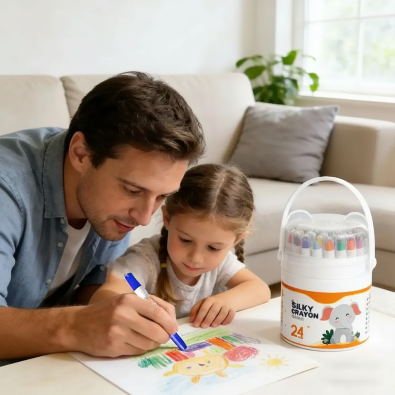 TinyArt – Educativo y seguro – Set de rotuladores lavables y solubles en agua