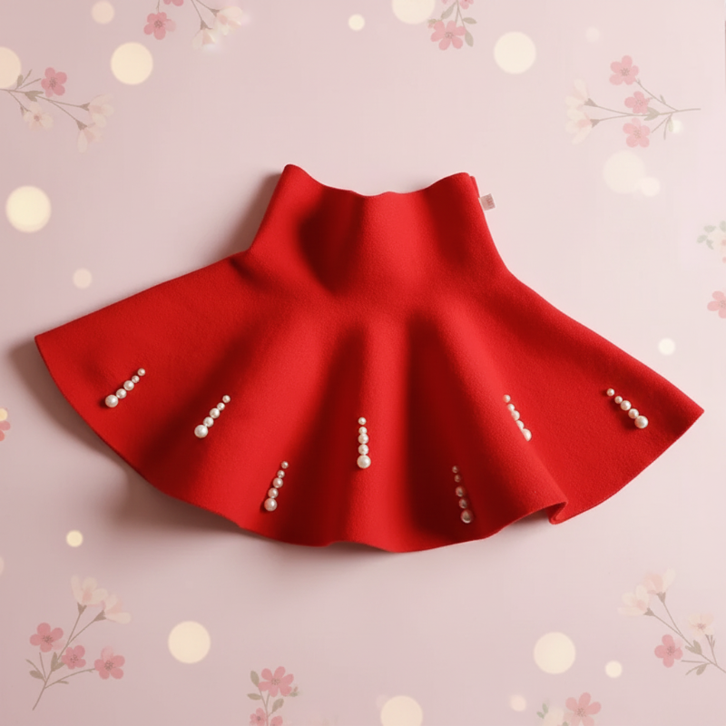 Girls Knitted Skirt – Comodidad y estilo – Falda infantil