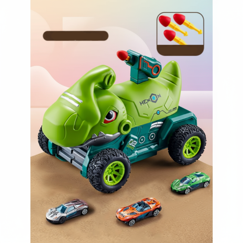 TurboRex – Aventurero e interactivo: coche de juguete dinosaurio