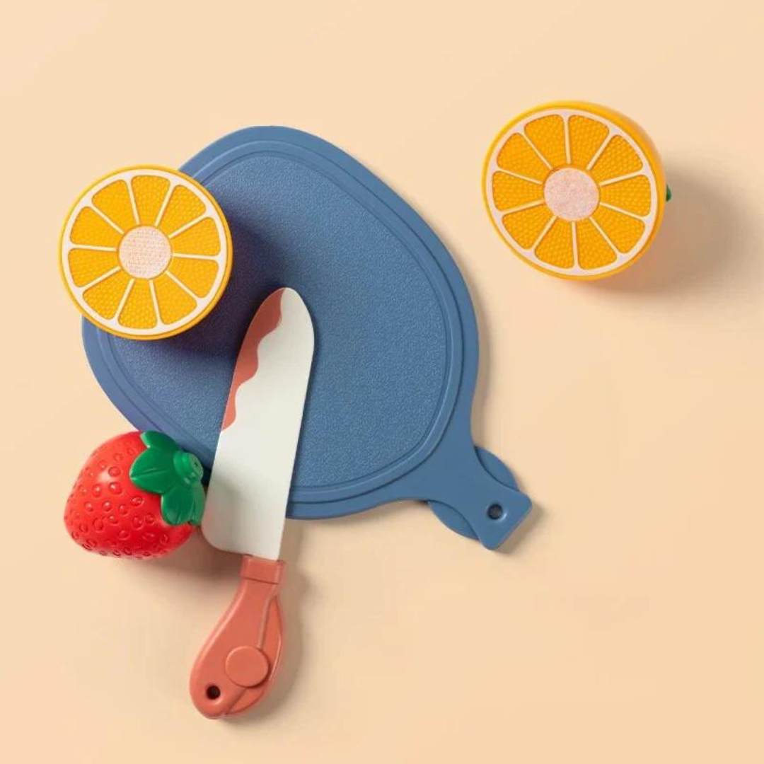 Fruitigo – Aprender y jugar – Set para cortar frutas Montessori