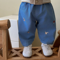 Thumbnail for LittlePatch – Suaves y cómodos: pantalones para niños con detalles bordados