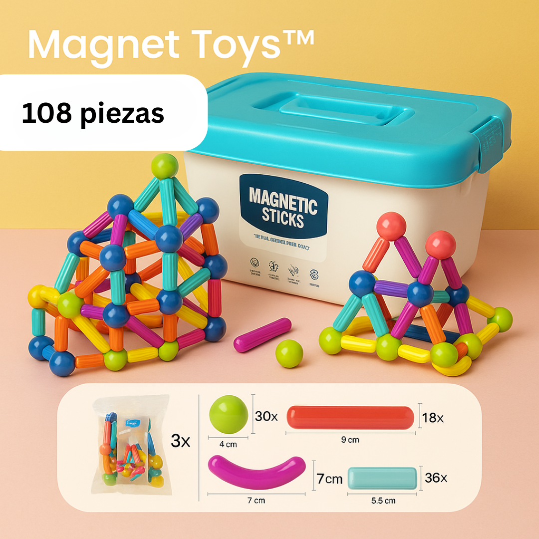 Magnet Toys™ | Develop creativity - Magnetic sticks