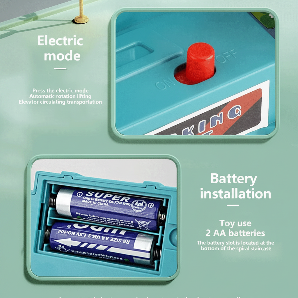 AutoWorld – Educativo e interactivo – Juego de aparcamiento eléctrico