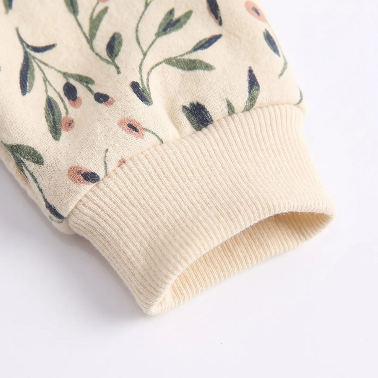 FloraCozy – Suave y cálido – Body de invierno para niñas con motivos florales