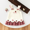 BerryBloom – Bonito y cómodo: vestido de niña con estampado de fresas y conejitos