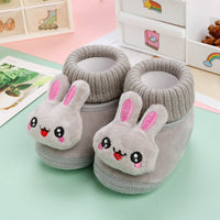 Thumbnail for CuddleSteps – Cálidas y antideslizantes: zapatillas para bebés con animales