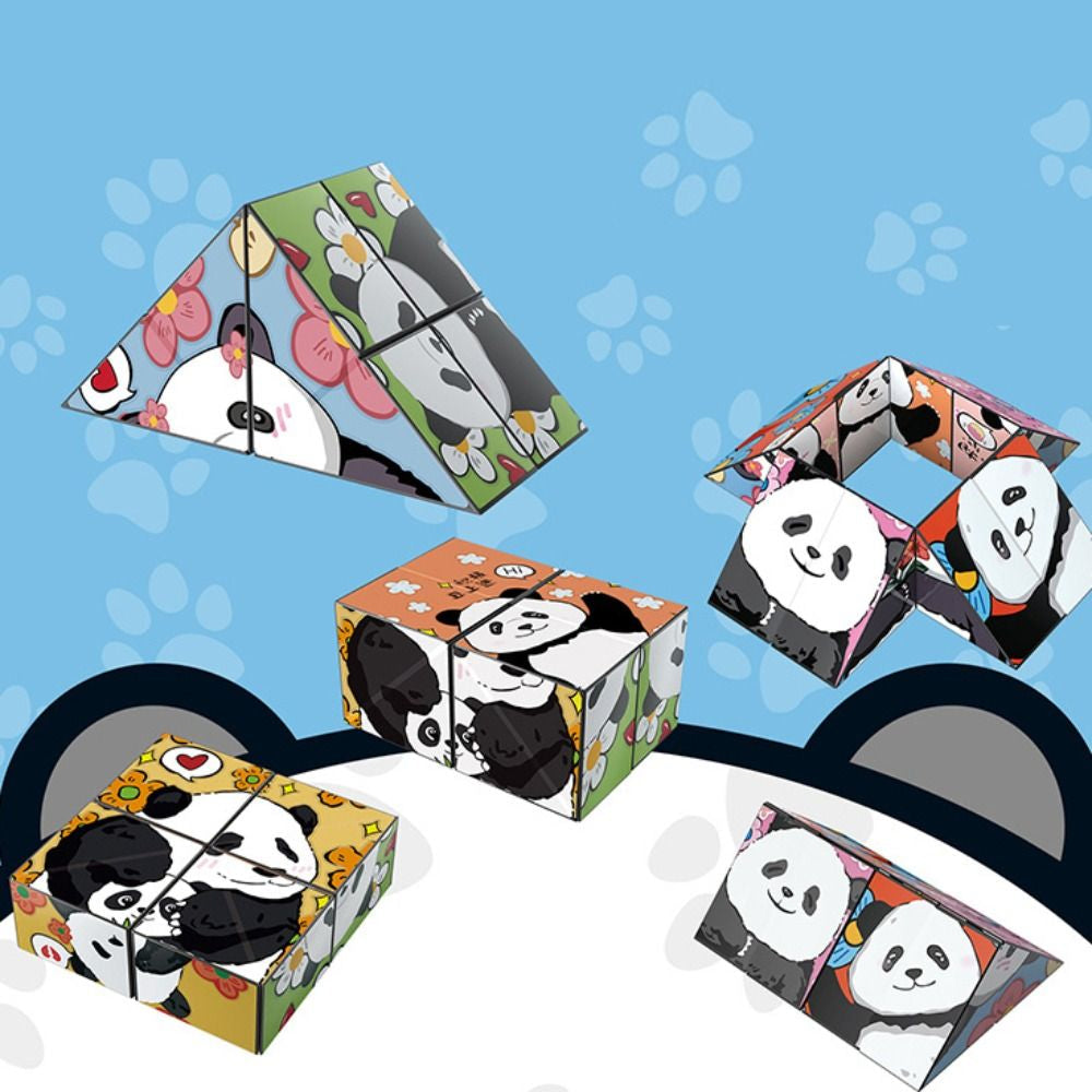 Panda Puzzle™ - Diversión educativa - Rompecabezas de Cubo