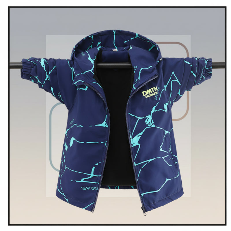 Reversible Kids Jacket – Impermeable y cortavientos – Chaqueta ligera