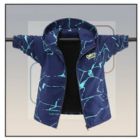 Thumbnail for Reversible Kids Jacket – Impermeable y cortavientos – Chaqueta ligera