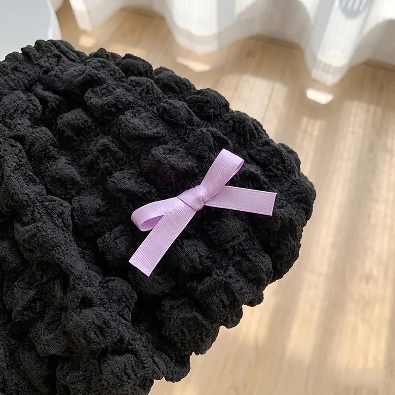 LovelyBloom – Suave y adorable – Pantalonitos de niña con volantes y lazo