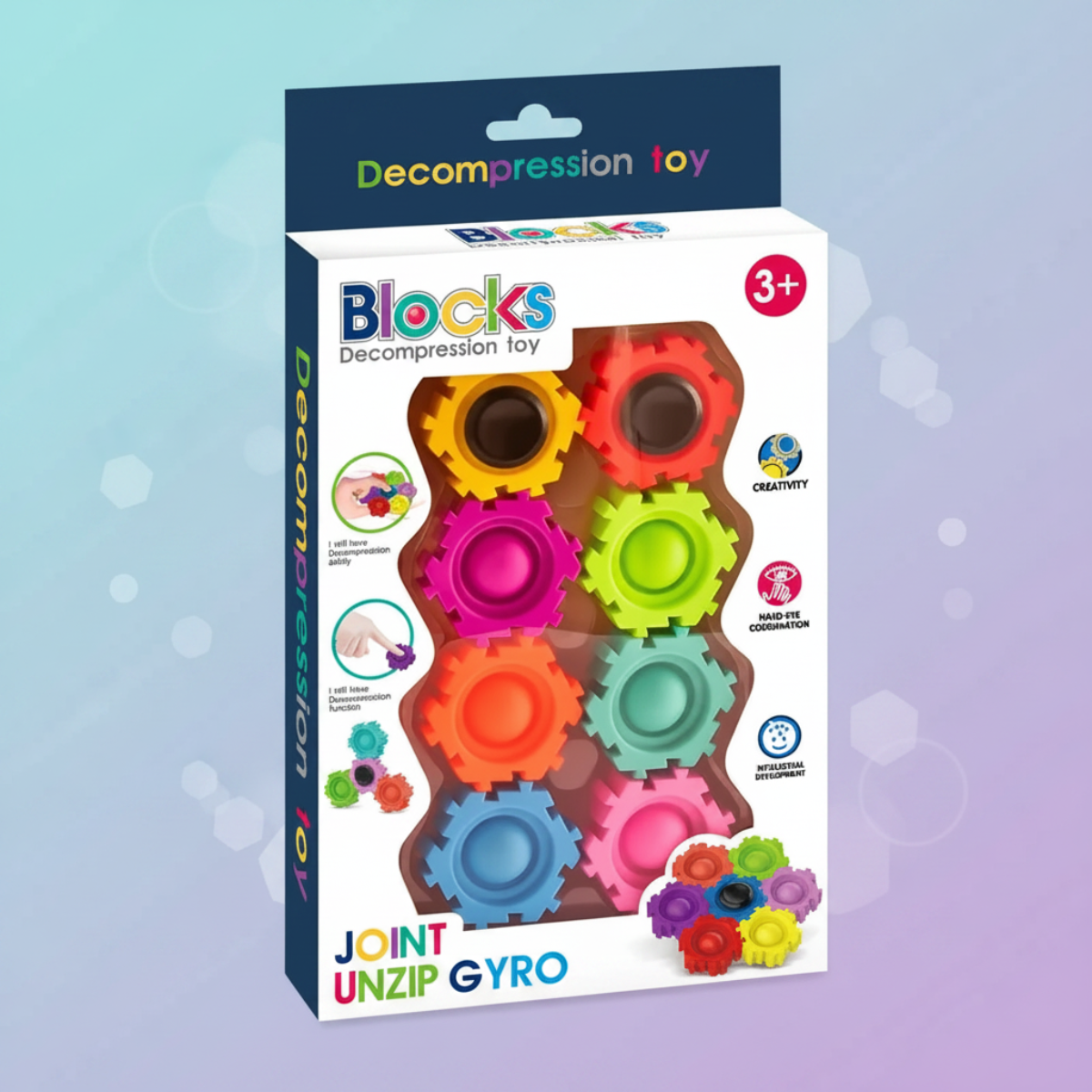 GearSpin – Educativo e interactivo – Juguetes para aliviar el estrés