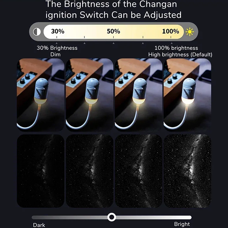 NightSky – Regulación de intensidad y magia en el dormitorio: lámpara LED Galaxy