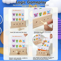 Thumbnail for BrainyKids – Lógico y divertido – Juego educativo de cartas de madera