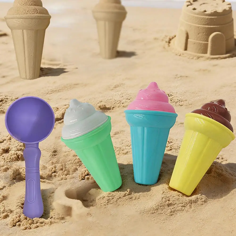 BeachFun – Diversión en la arena y creatividad – Set de juego «Helado de playa»