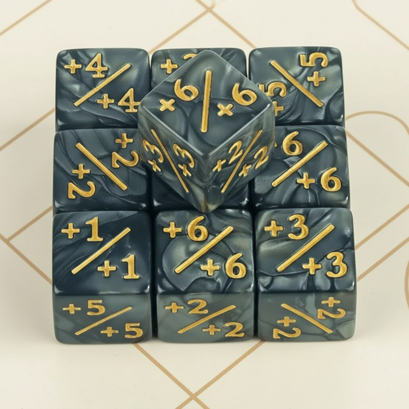 RollSmart – Divertido y educativo – Dados D6 para juegos de cartas