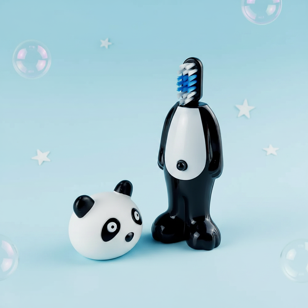 TinyTeeth – Divertido y adorable – Cepillo de dientes infantil con forma de animalito