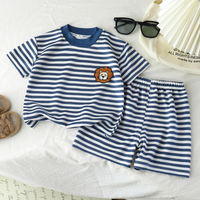 Thumbnail for Kids Stripe Outfit – Moda y comodidad: conjunto infantil de verano