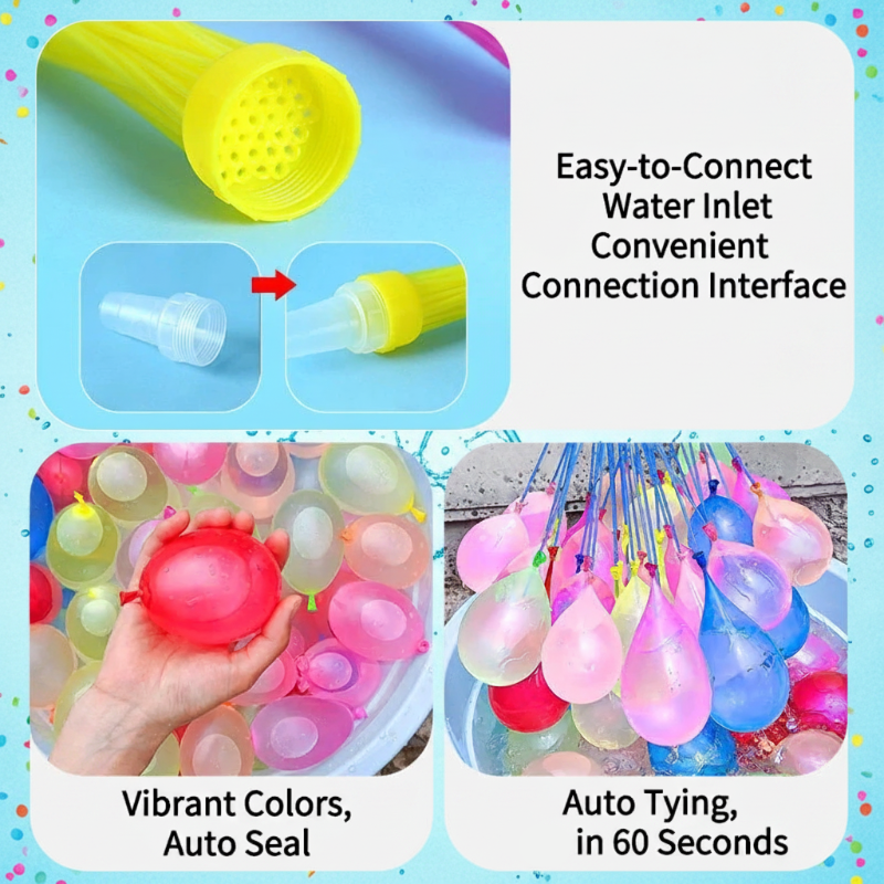 FunBalloons – Fácil de llenar en unos segundos: globos de agua mágicos