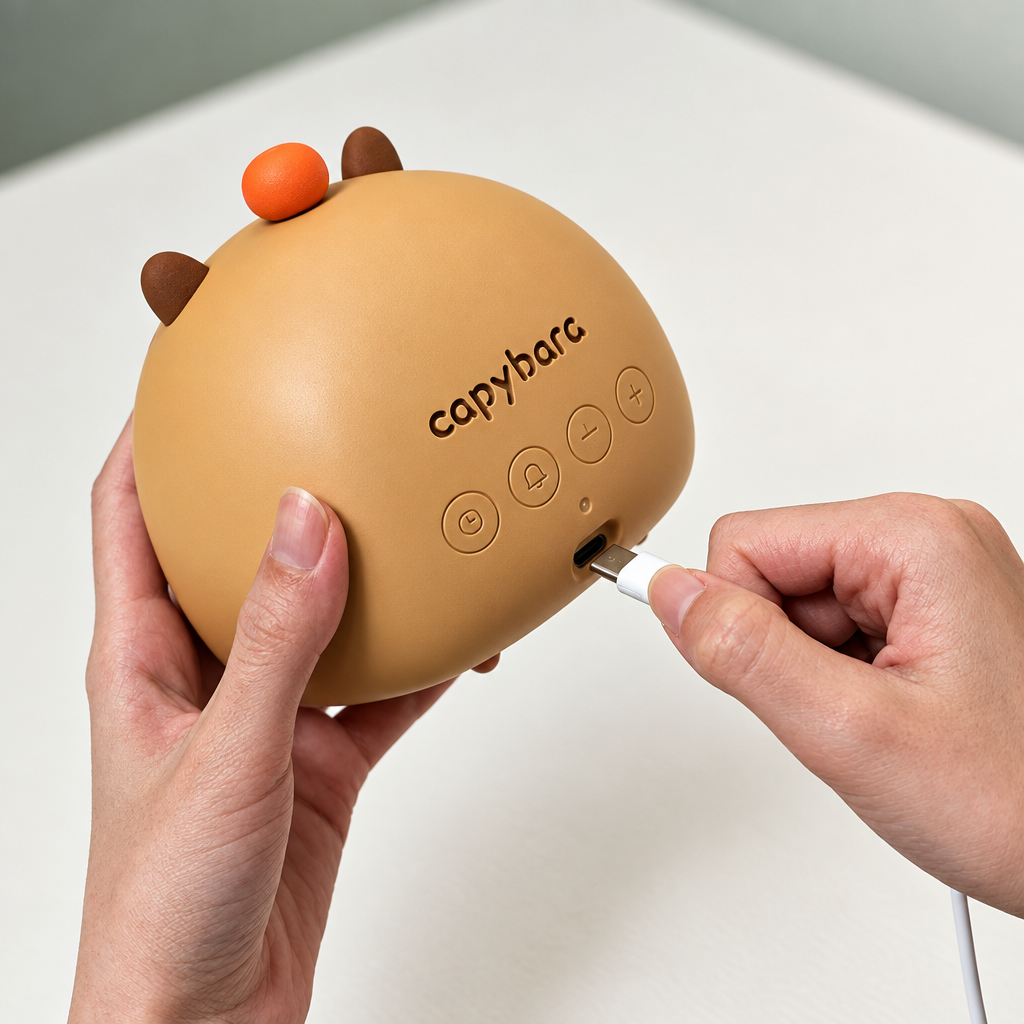 CappyClock – Bonito y multifuncional: despertador digital para niños con luz nocturna