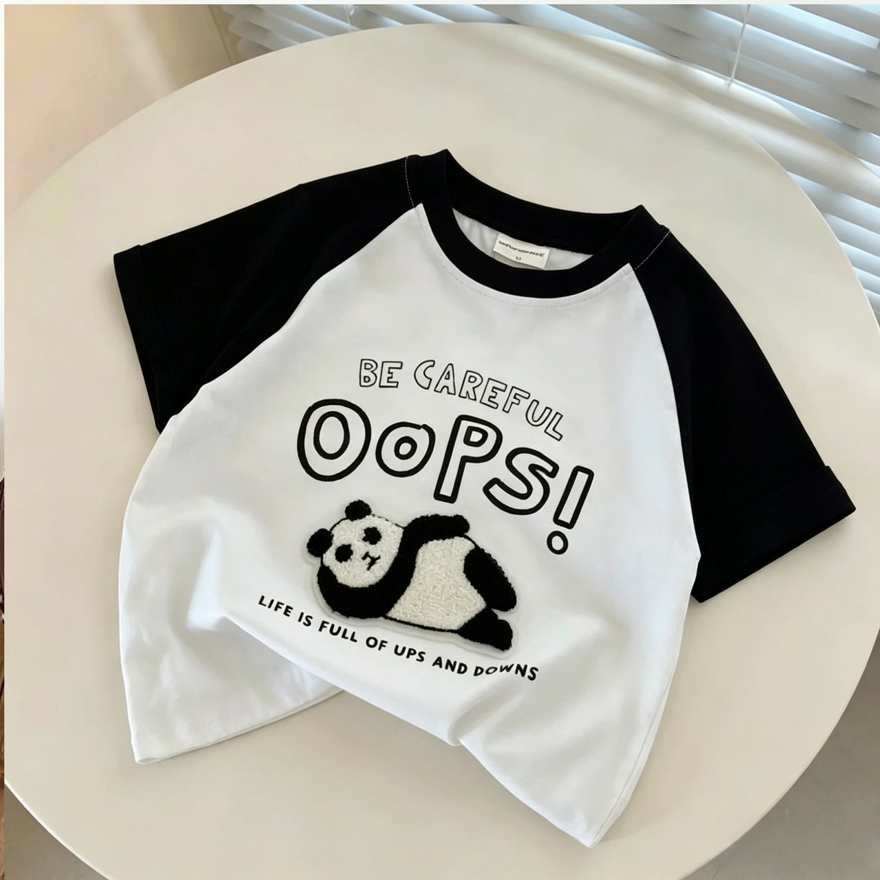 StreetBoy – A la última y cómoda: camiseta infantil con mangas raglán y estampado