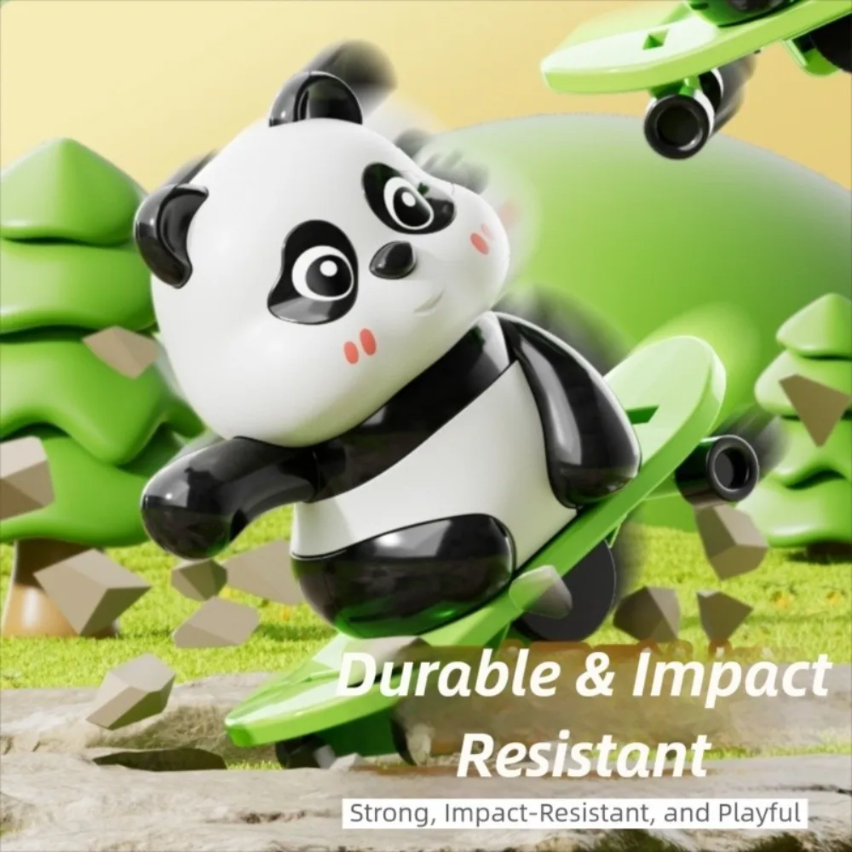 PandaPlay – Divertido y activo: juguete de panda de cuerda