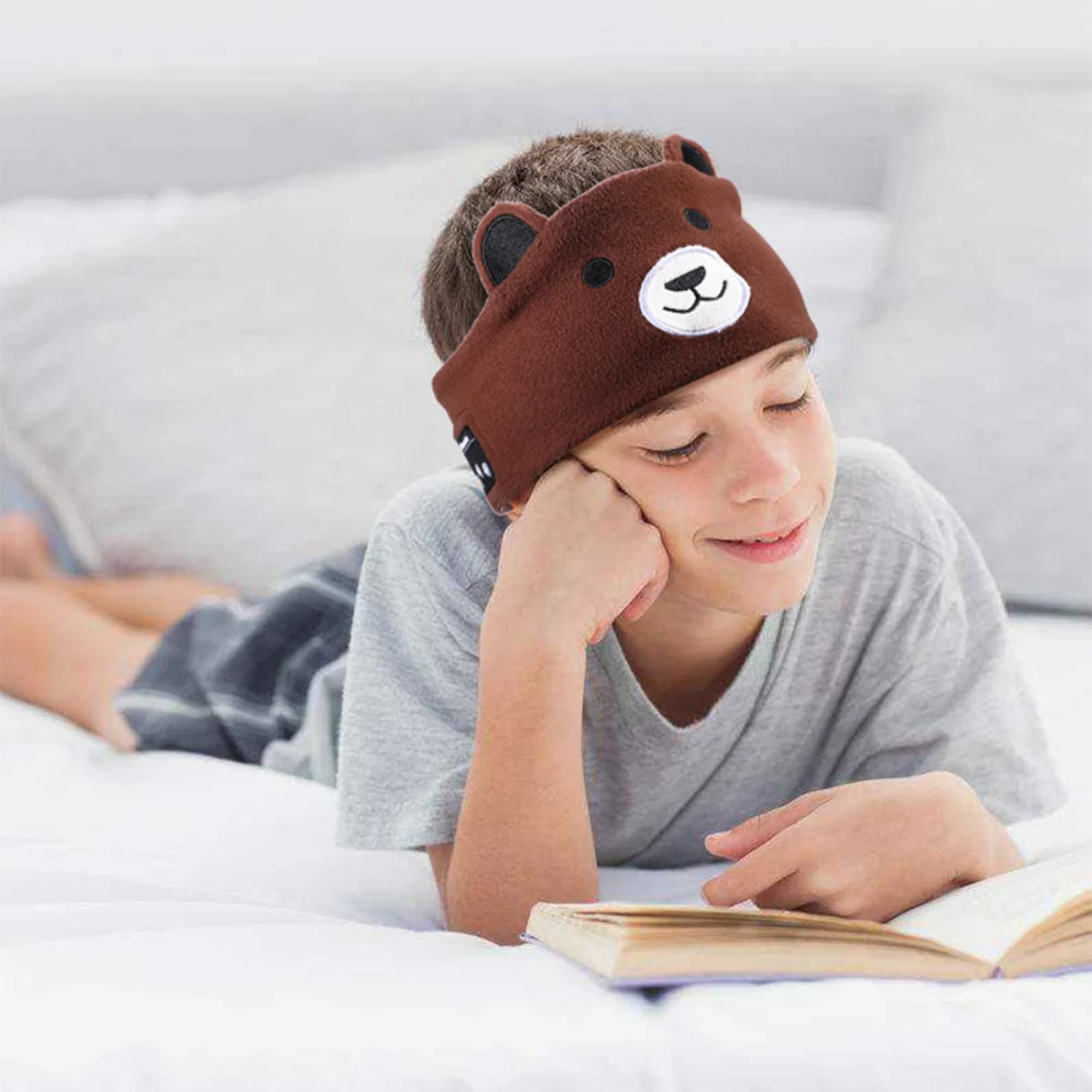 SilentRhythm – Máscara musical para dormir y animales – Máscara para los ojos inalámbrica con Bluetooth