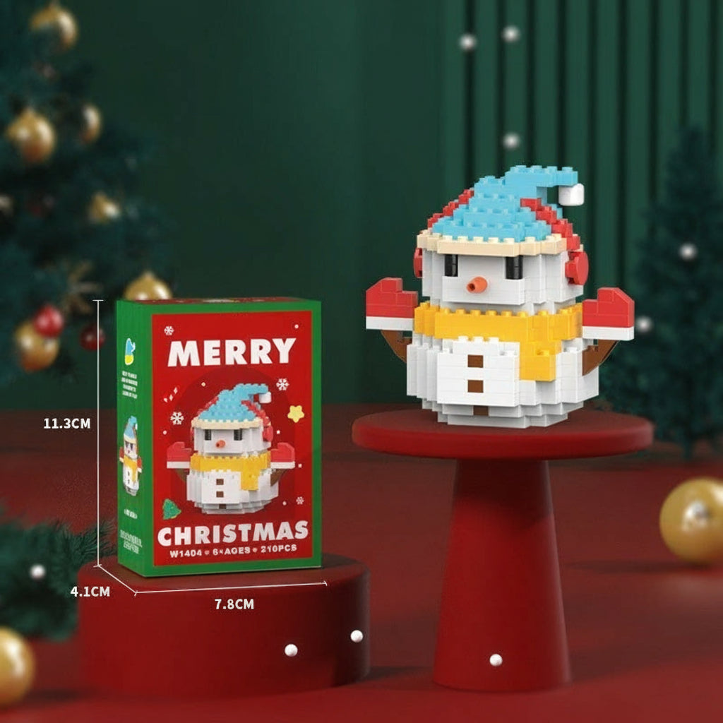 HolidayBlocks – Alegre y decorativo: mini bloques de construcción navideños