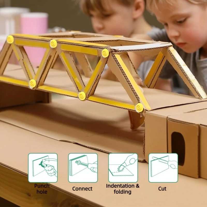 CardboardMaster – Lúdico y educativo – Kit de manualidades para cartón