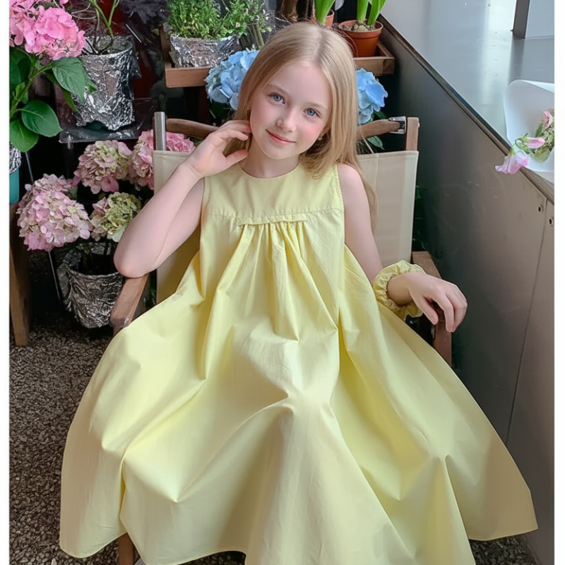 Summer Dress – Ligero y veraniego – Vestido amarillo de verano