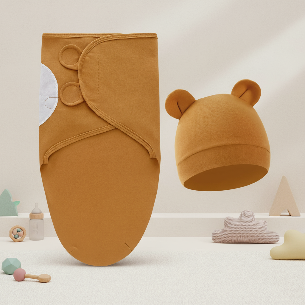 SnuggleBear – Suave y cálida: manta envolvente para bebés