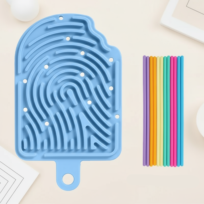 FidgetFrost – Divertido y suave – Tablero de actividades de silicona