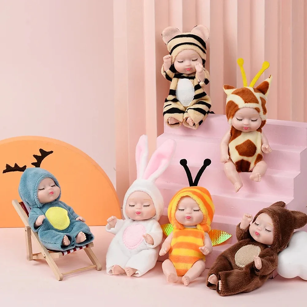 LittleDolly – Bonita y acogedora: muñequita con un alegre disfraz de animalito