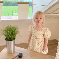 Thumbnail for LittleTwinkle – Suave y cómoda – Vestido infantil con dos lazos