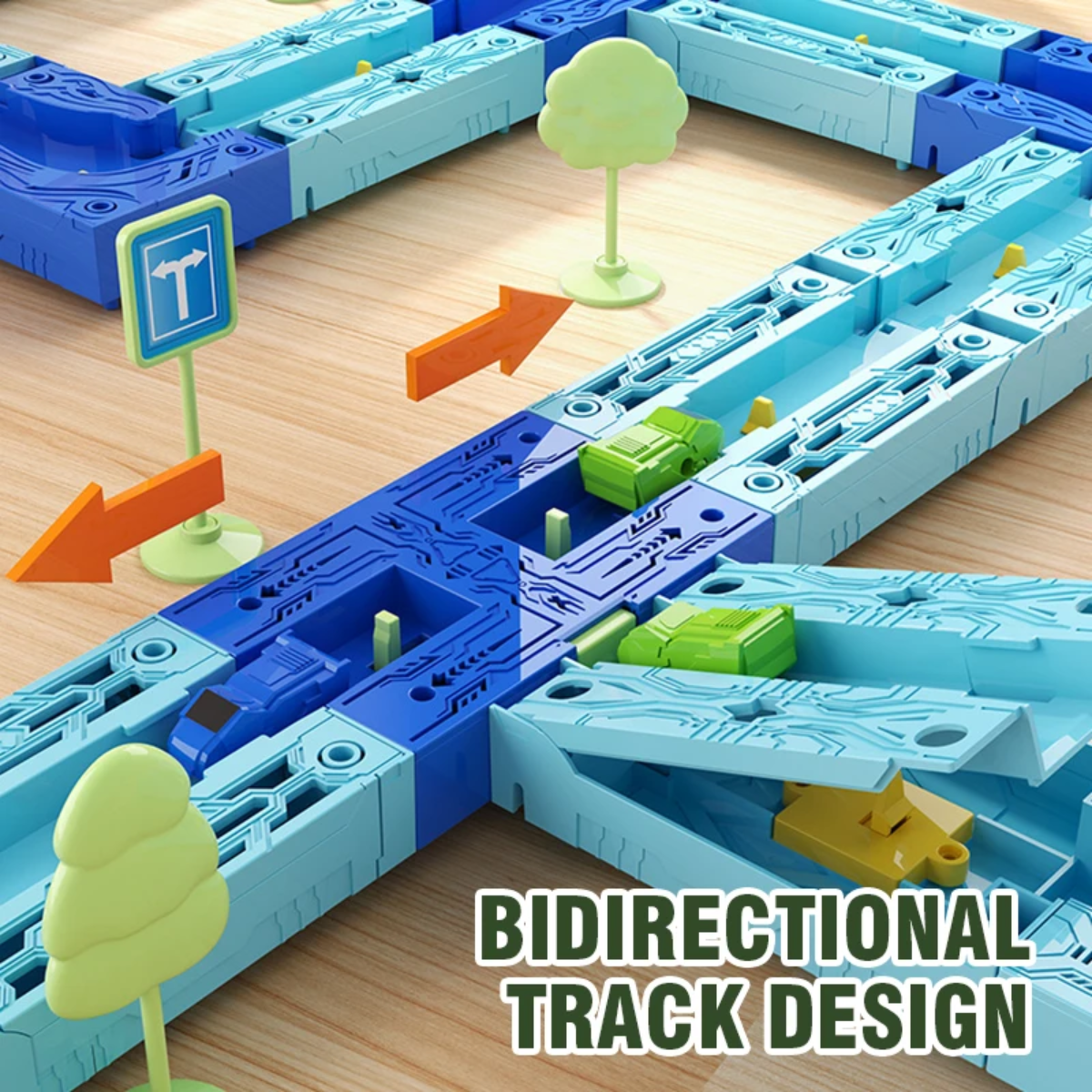 GravityRacer – Educativo y divertido – Set de pista con vehículos para montar uno mismo