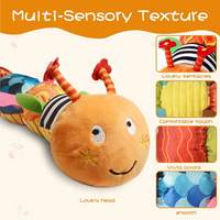 Thumbnail for CuddleCater – Estimulante para los sentidos y el desarrollo – Sonajero para bebés