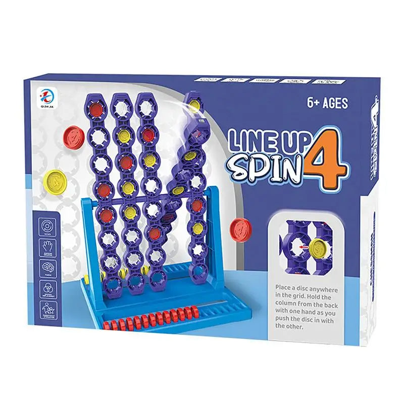 Line up 4 Spin™ - Spinning mind game - Cuatro en línea Giratorio