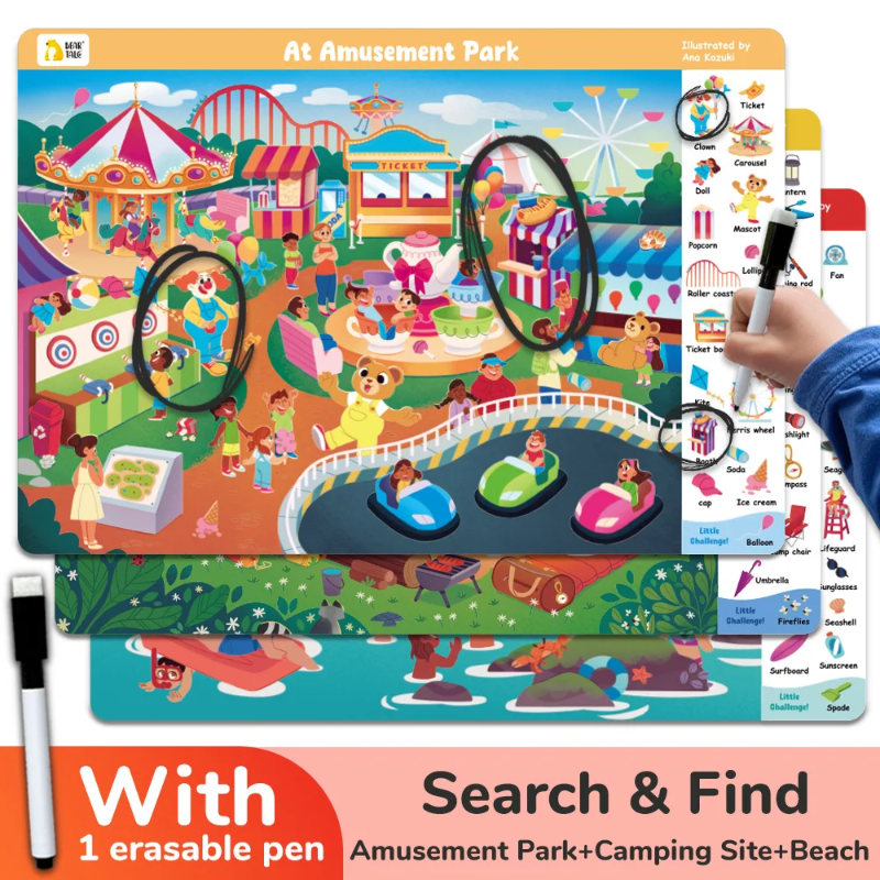 Search and Find Game – Aprendizaje y diversión – Libro de actividades