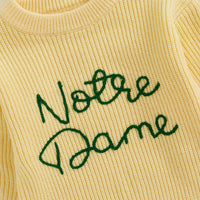 Thumbnail for WarmWeave – Cómodo y divertido: jersey «Notre Dame»