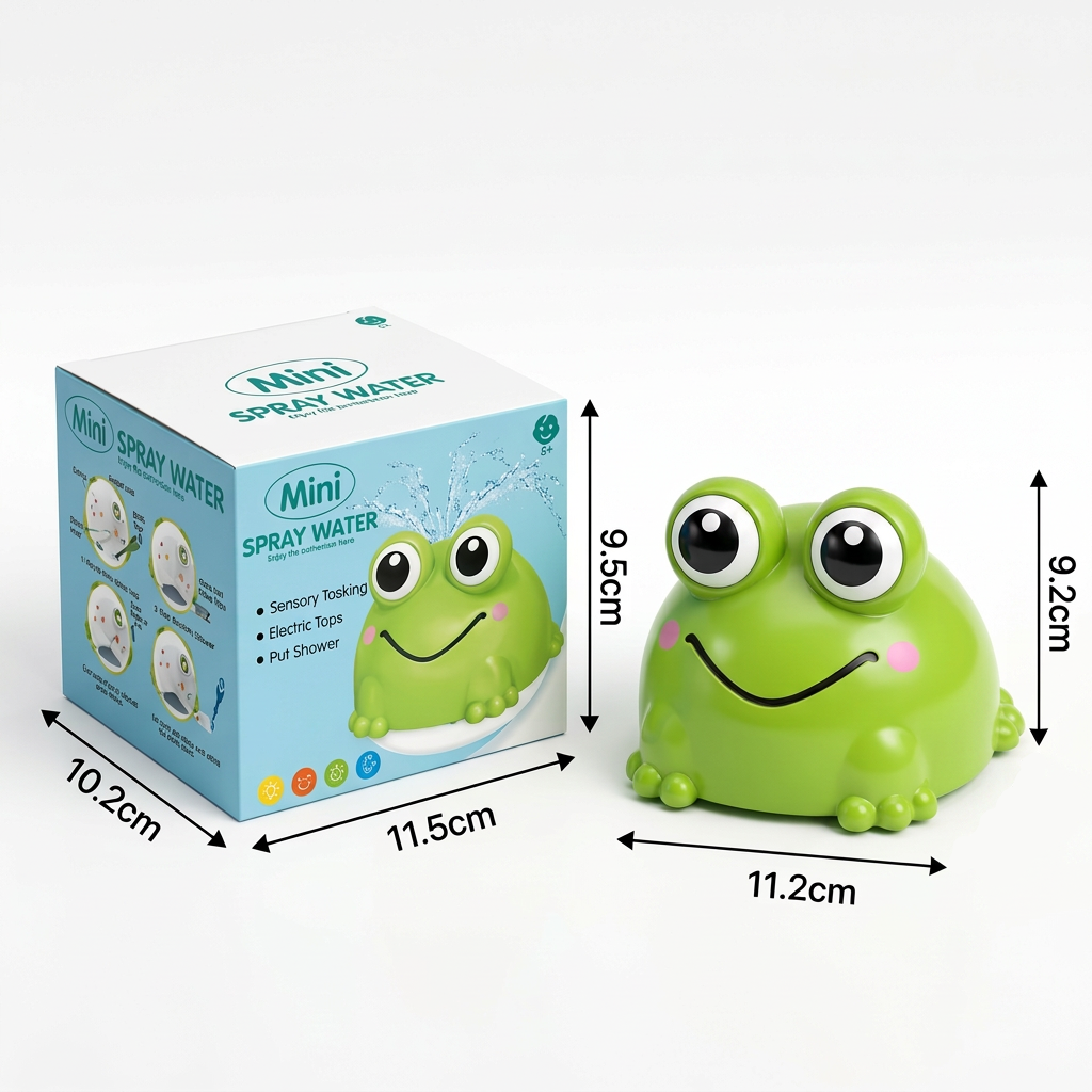 FrogSplash – Alegre e interactivo – Fuente de agua automática