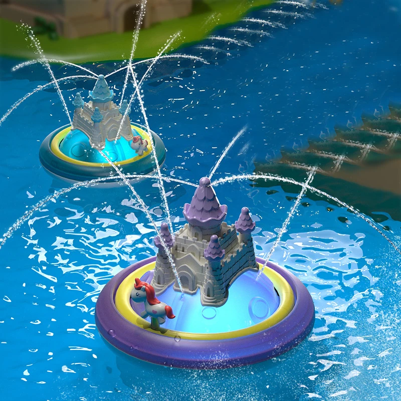 SpalshCastle – Mágico e interactivo – Juego de castillo flotante de unicornio