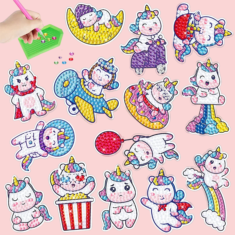 GemArt – Sombras y brillos: pegatinas para pintura con diamantes