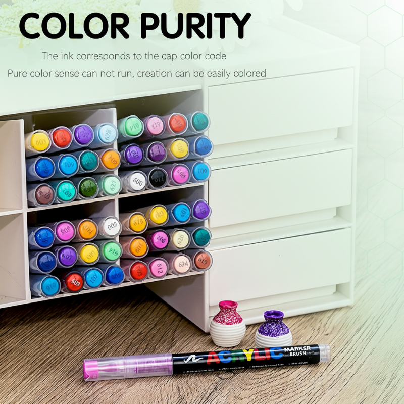 ColorCraft – Creativo y sostenible – Rotuladores acrílicos con punta de pincel