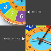 Thumbnail for ChildrenTime – Independiente y tranquilo: reloj de pared educativo para niños