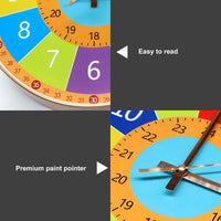 Thumbnail for ChildrenTime – Independiente y tranquilo: reloj de pared educativo para niños