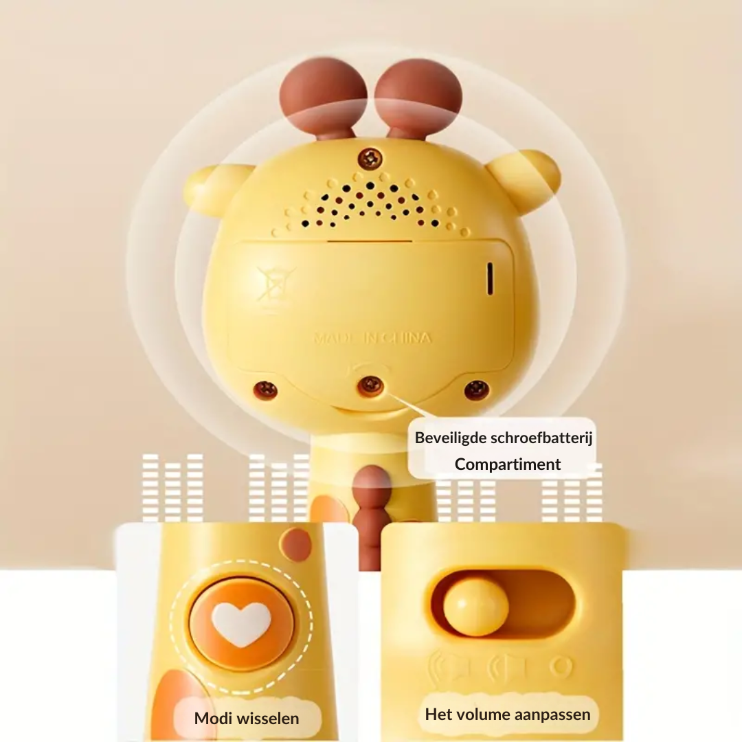 TinyZintuig – Seguro e instructivo - Sonajero para el desarrollo sensorial del bebé