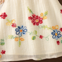 Thumbnail for MiniFlora – Ligero y encantador: vestido bordado para niñas pequeñas