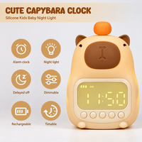 Thumbnail for CappyClock – Bonito y multifuncional: despertador digital para niños con luz nocturna