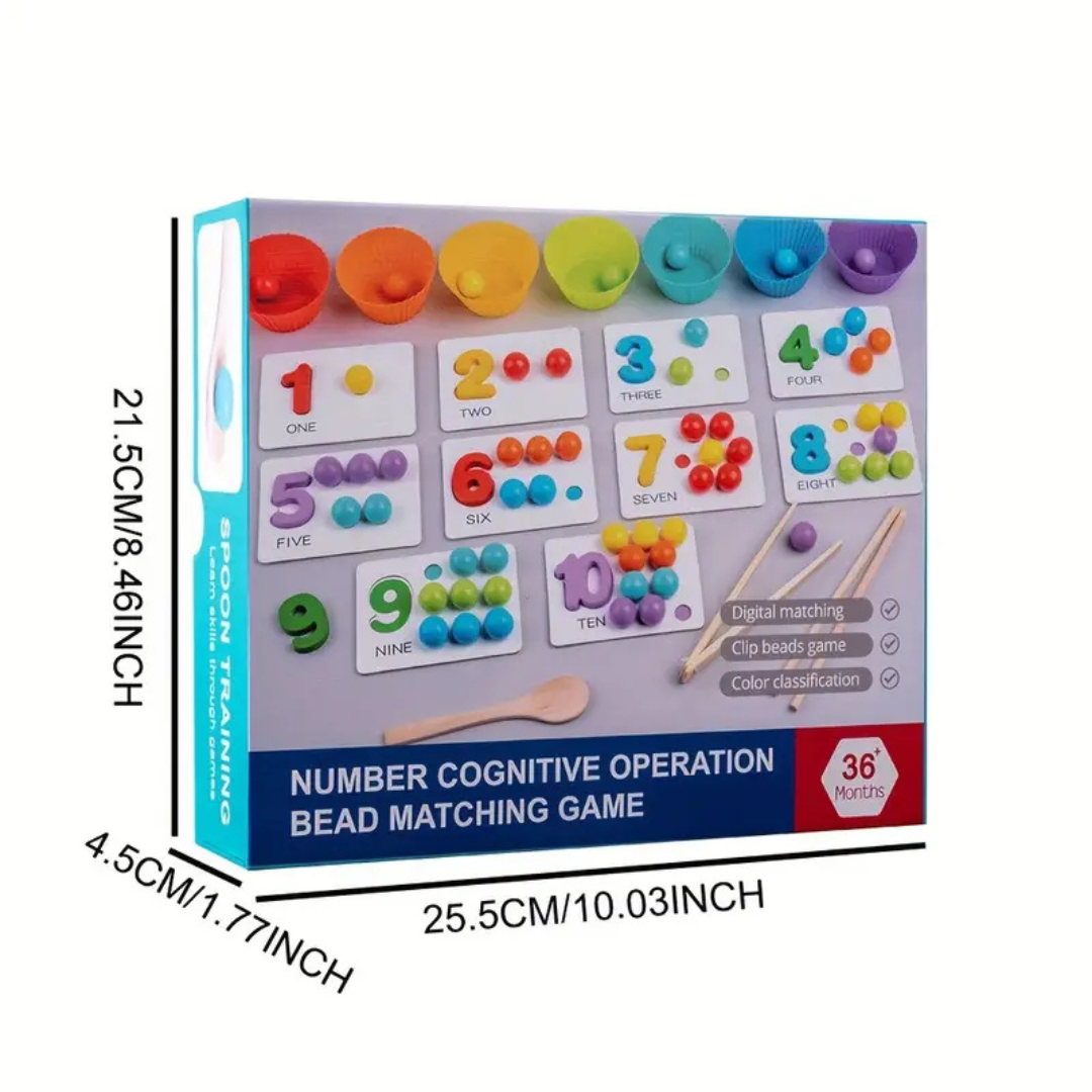 Colorwise – Aprendizaje lúdico - Juego Montessori de contar y clasificar