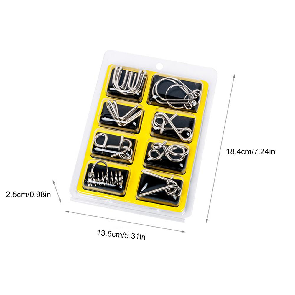 Metal Puzzle Ring Set™  - Set de Anillos metálicos